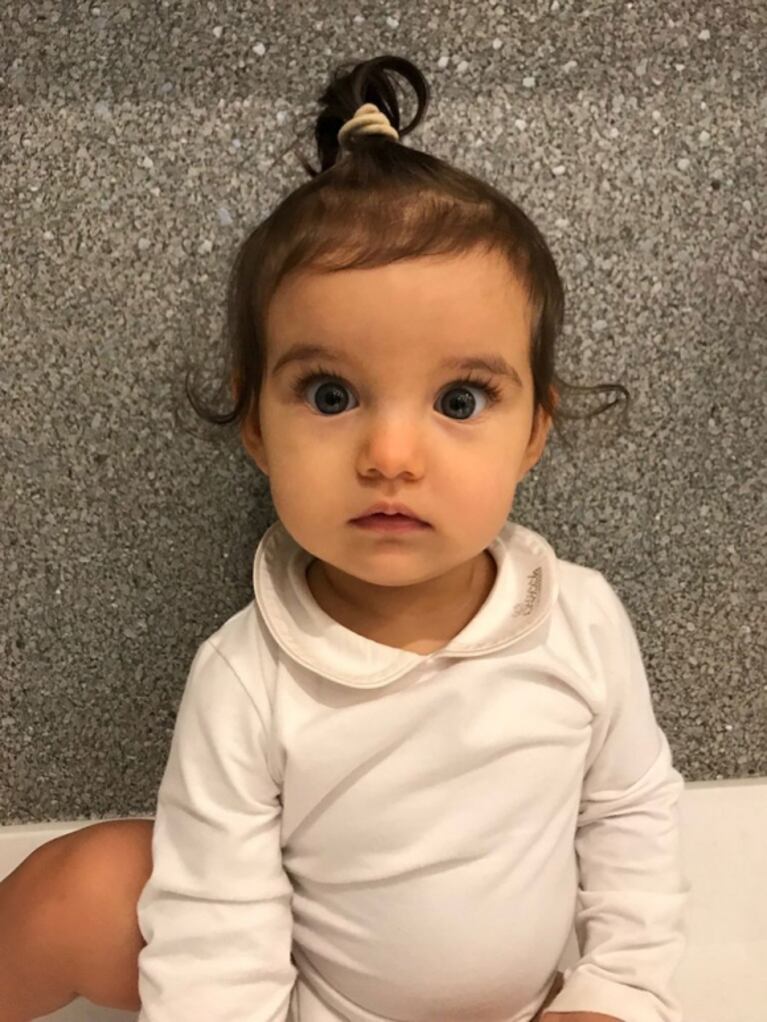 Eliana Guercio mostró por primera vez la carita de su hija Meghan Ivy