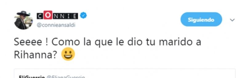 Eliana Guercio y Connie Ansaldi, escandaloso enfrentamiento twittero: "Me das lástima, necesitás ayuda"