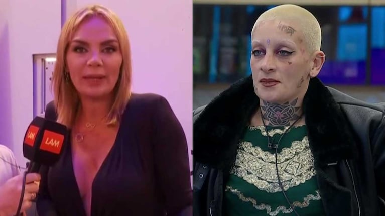 Eliana Guercio y Furia de Gran Hermano (Fotos: capturas Telefe y América)