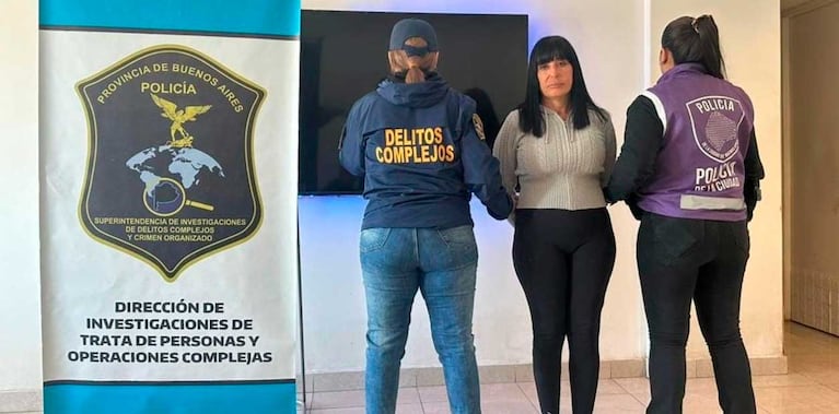 Elizabeth Rodrigo detenida (Foto: Policía de la Ciudad)