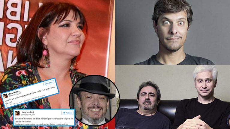 Elizabeth Vernaci, dura con Pergolini y Garfunkel (Fotos: Web).