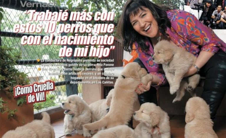 Elizabeth Vernaci y su nueva “locura”: el amor por sus perros. (Foto: Paparazzi)