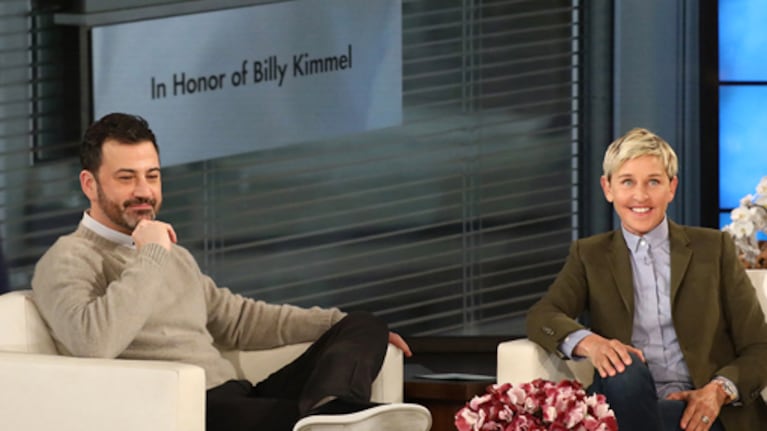 Ellen DeGeneres hizo llorar a Jimmy Kimmel tras la sorpresa para su hijo Billy