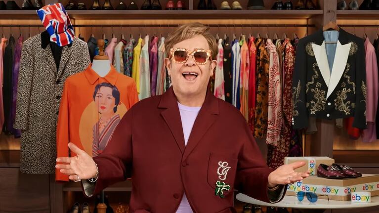 Elton John subasta una gran colección de prendas para recaudar fondos contra el SIDA