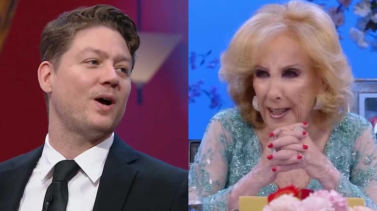 Emanero y Mirtha Legrand (Fotos: capturas eltrece)