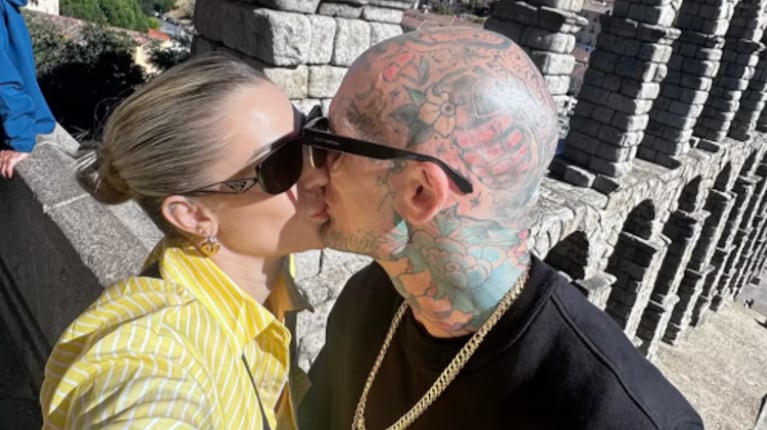 Emanuel Noir, líder de Ke Personajes, y su novia encendieron las redes desde España: la foto | Créditos: Instagram @gemmacgreal