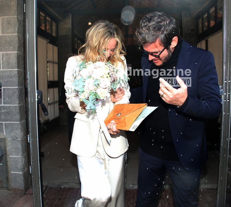 Emanuel Ortega se casó con Julieta Prandi tras seis años de noviazgo. (Foto: Movilpress)