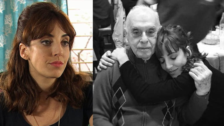 Embarazada, Paula atraviesa el duelo por la muerte de su padre.