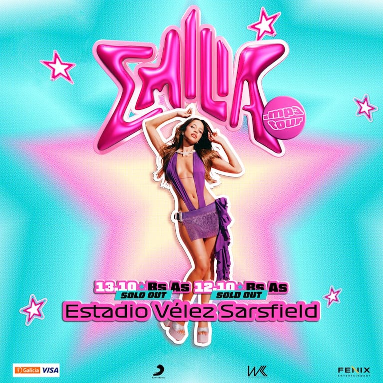 Emilia anunció el Sold Out de su segundo show en Vélez: ¿habrá una tercera presentación?