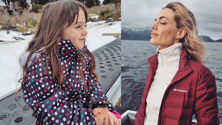 Emilia Attias compartió las imágenes más dulces de su hija en la nieve.