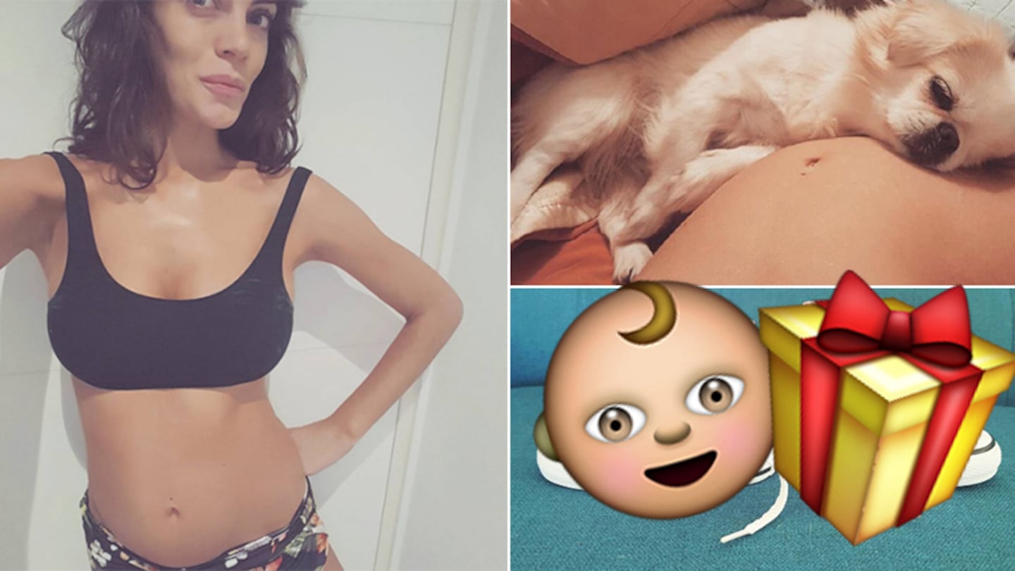 Emilia Attias mostró más fotos de su dulce espera en Instagram.