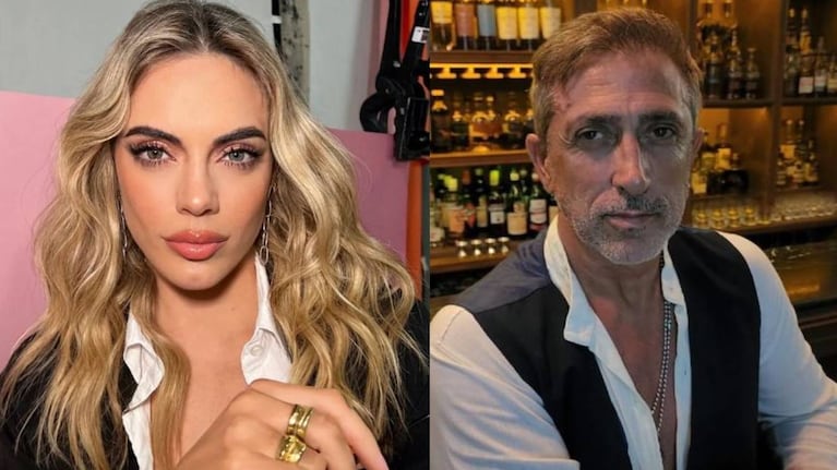 Emilia Attias y el Turco Naim, separados.