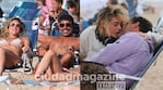 Emilia Attias y su novio, Guillermo Freire en Punta del Este (Fotos: Movilpress).