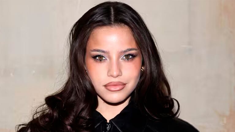 Emilia Mernes en la Semana de la Moda en Nueva York (Foto: AFP):