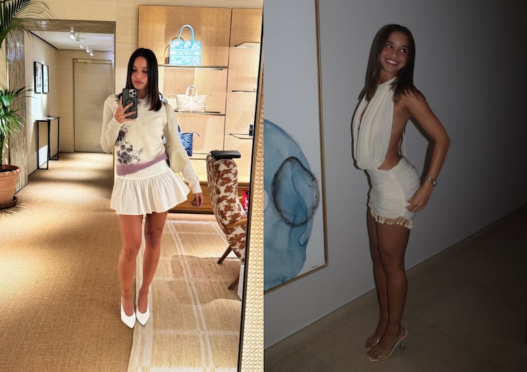 Emilia Mernes lució espectaculares looks en Europa | Créditos: Instagram @emiliamernes
