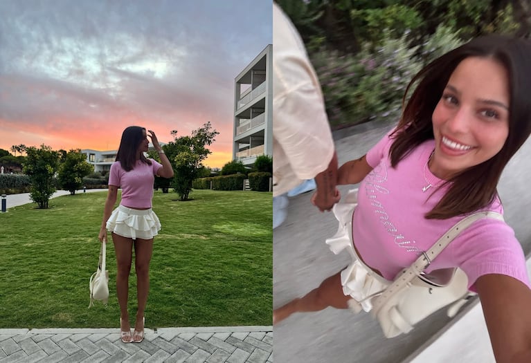 Emilia Mernes lució espectaculares looks en Europa | Créditos: Instagram @emiliamernes
