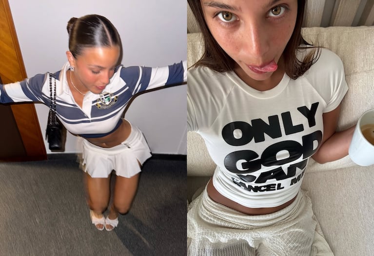 Emilia Mernes lució espectaculares looks en Europa | Créditos: Instagram @emiliamernes