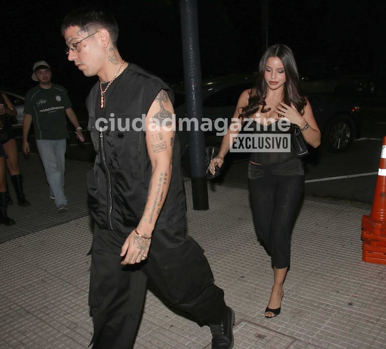 Emilia Mernes y Duki (Foto: Movilpress)