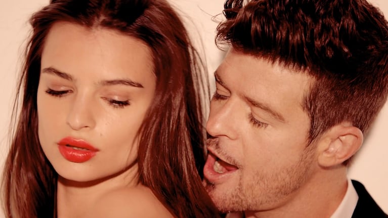 Emily Ratajkowski defendió su aparición en el video Blurred Lines