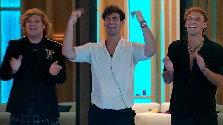 Emma, Nicolás y Bautista son los finalistas de Gran Hermano (Foto: captura Telefe)