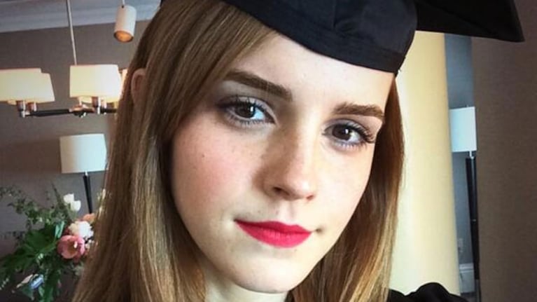 Emma Watson se graduó... pero no fue en Hogwarts, sino en la Universidad de Brown. (@EmWatson)