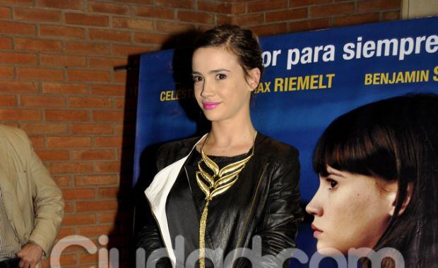 Emmanuel Horvilleur fue a apoyar a Celeste Cid en el avant premier de “El amigo alemán”. (Foto: Jennifer Rubio)