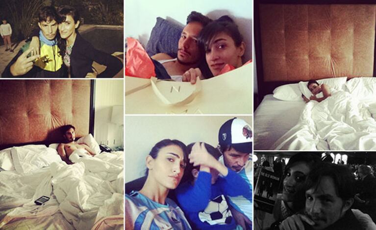 Emmanuel Horvilleur y las fotos de entrecasa con su bella novia bailarina. (Foto: Instagram)