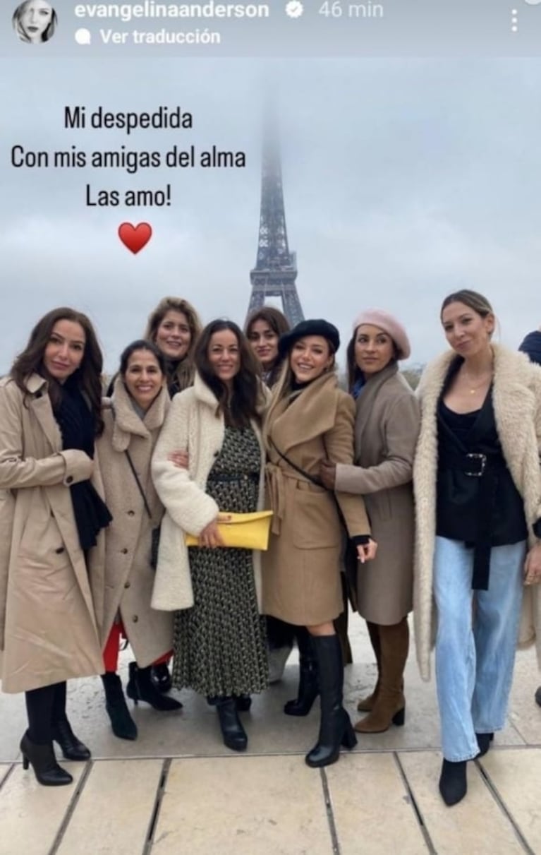 Emotiva despedida de Evangelina Anderson de sus mejores amigas de Alemania por su regreso a la Argentina