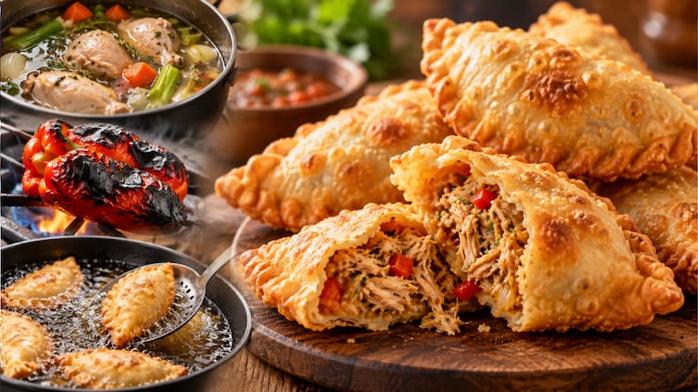 Empanadas de pollo fritas, una receta que nunca falla. Foto: Freepik