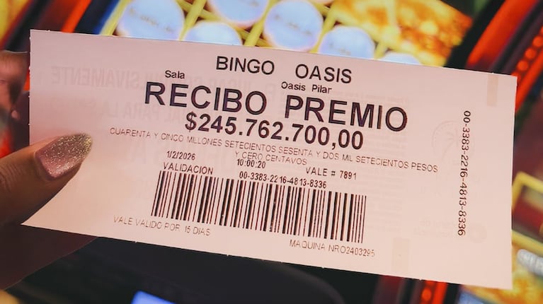 En Bingo Oasis Pilar salió esta increíble suma en el juego Lion Link. El evento marcó un récord absoluto en bingos y casinos de la Argentina.