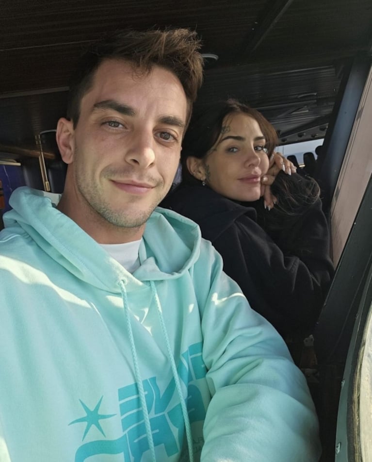 En fotos: Cande Tinelli, Santiago Urrutia y el álbum de su romántico viaje a Uruguay