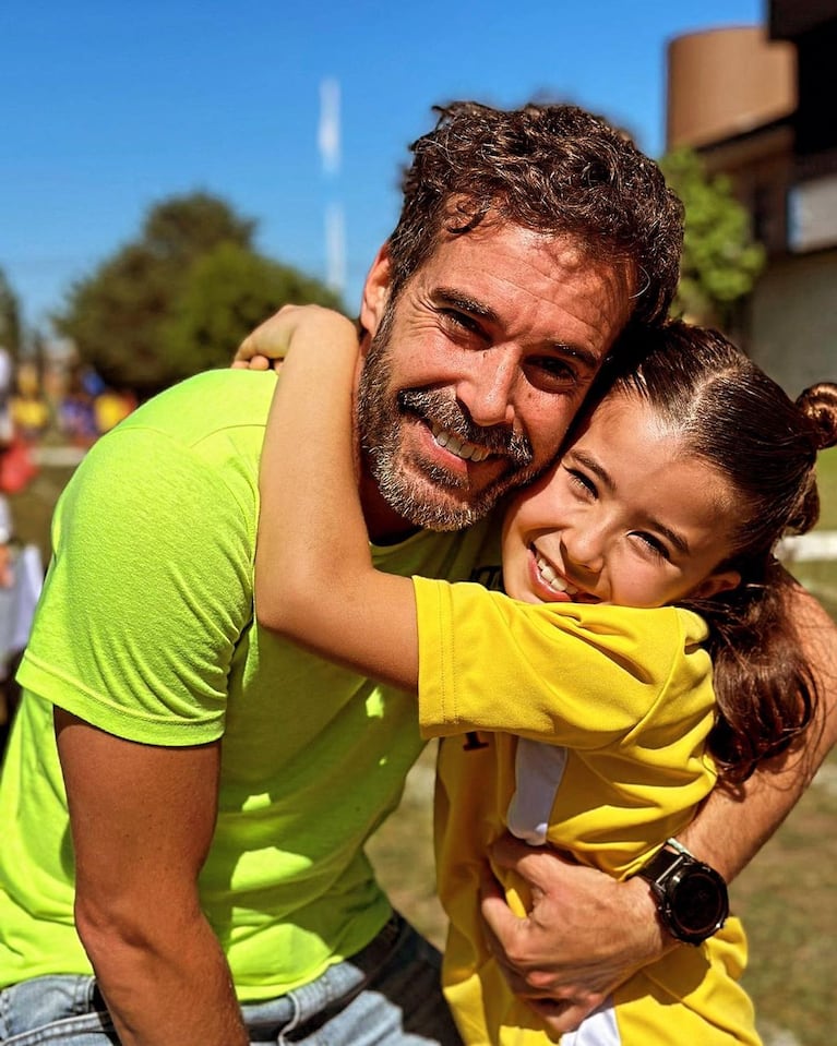 En fotos, China Suárez y Nicolás Cabré junto a su hija Rufina en un evento escolar: “Familia”