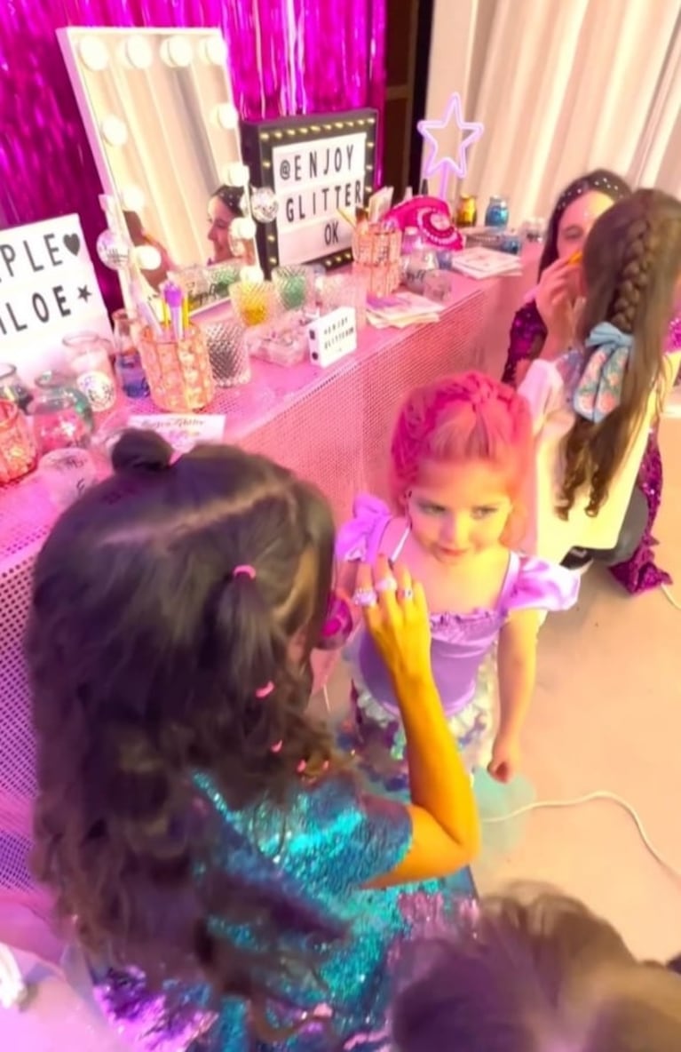 En fotos: Chloe, la hija de Jésica Cirio y Martín Insaurralde, festejó sus cinco años