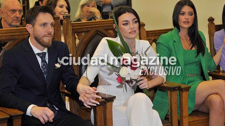 En fotos, el casamiento por civil de Inés, la hermana de Sofía Jujuy Jiménez