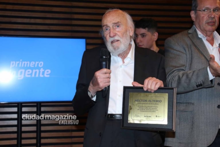 En fotos, el homenaje a Héctor Alterio: a los 93 años fue nombrado Personalidad Emérita de la Cultura