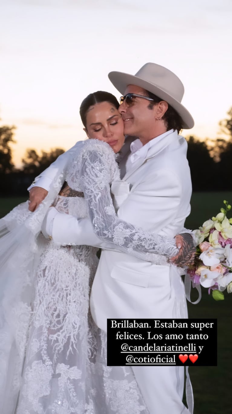 En fotos, el llanto de Marcelo Tinelli al ver a su hija Cande vestida de novia