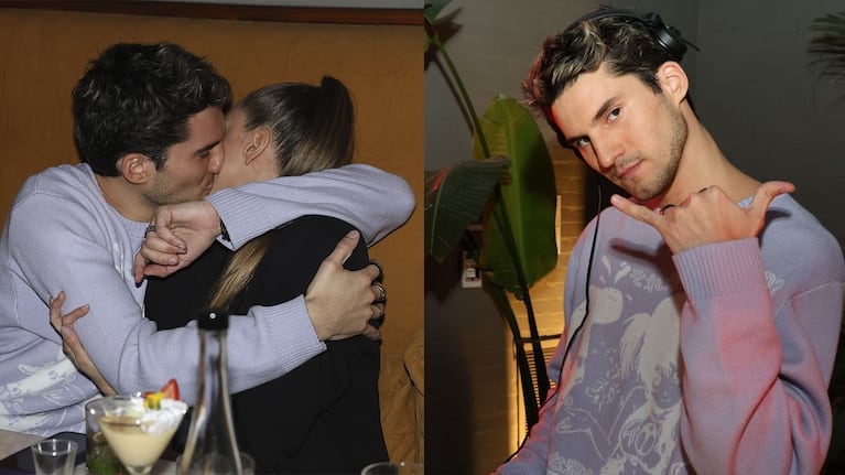 En fotos, Fran Tinelli se presentó como DJ y estuvo a los mimos con su novia Valentina Liberman