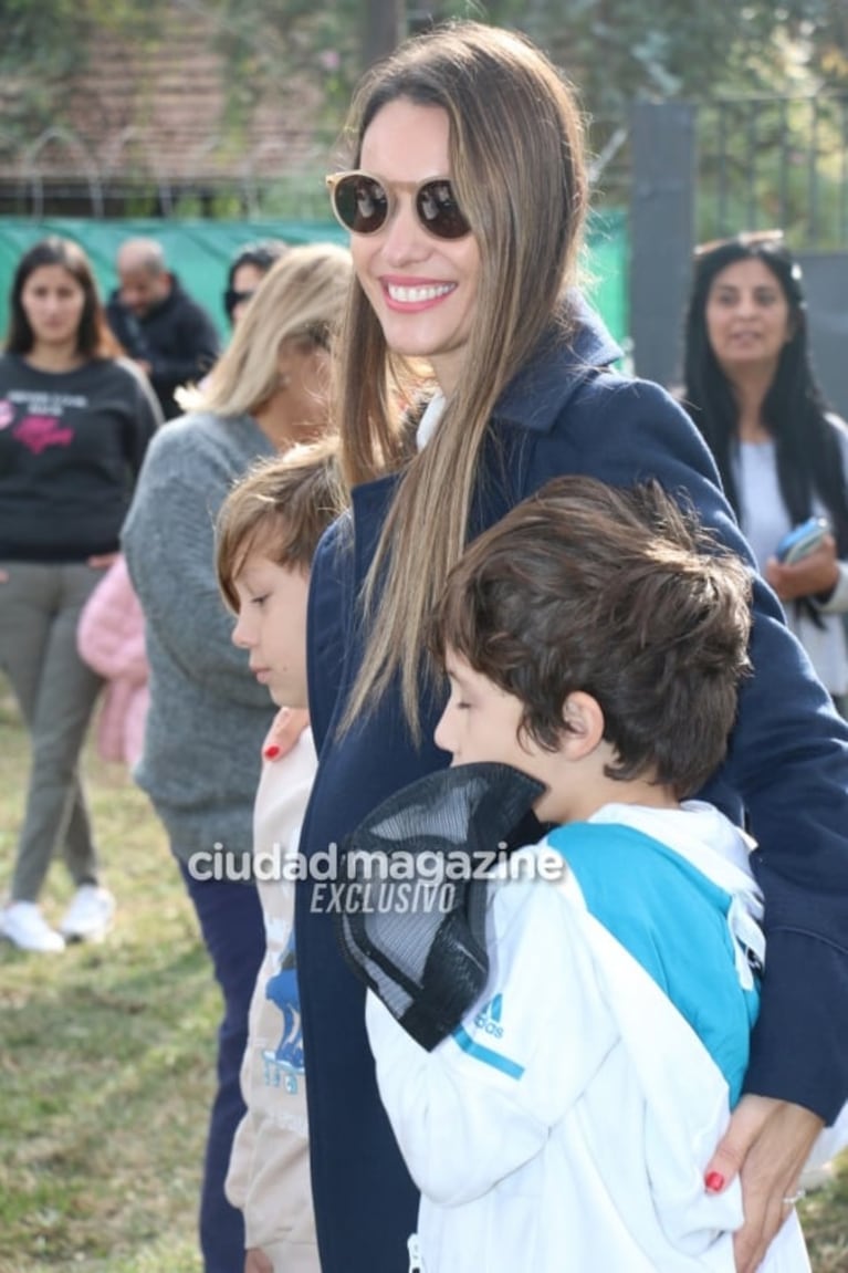 En fotos, la inauguración de la plaza en homenaje a Blanca, la hija de Pampita y Benjamín Vicuña