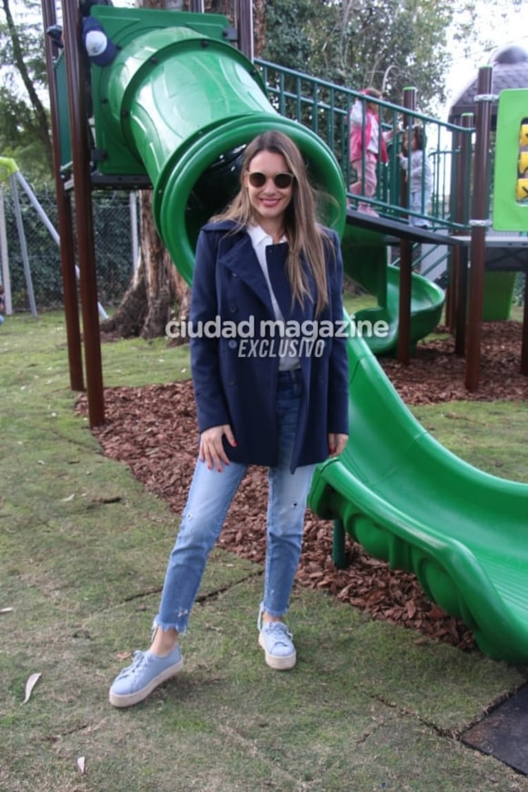 En fotos, la inauguración de la plaza en homenaje a Blanca, la hija de Pampita y Benjamín Vicuña