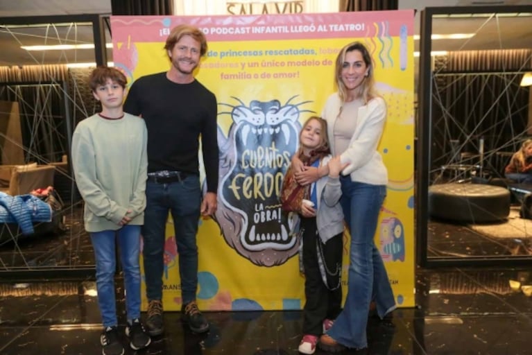 En fotos, los famosos y sus hijos en el estreno de Cuentos feroces, con Brenda Gandini