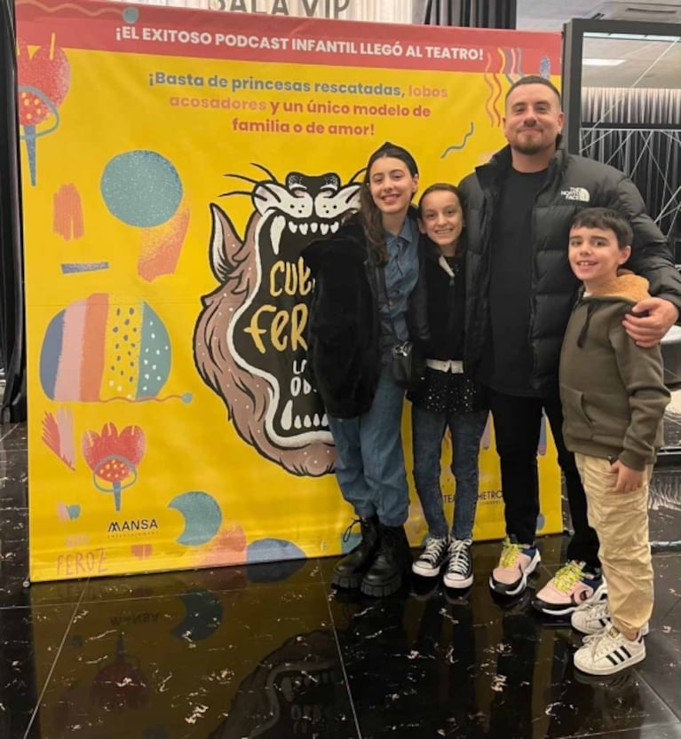 En fotos, los famosos y sus hijos en el estreno de Cuentos feroces, con Brenda Gandini