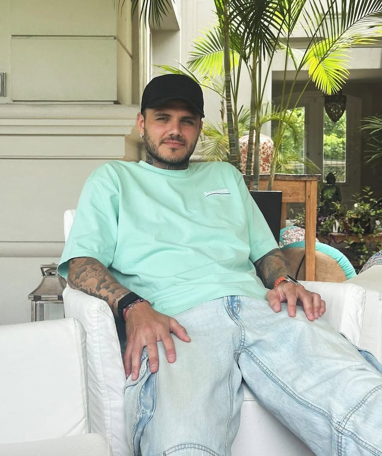 En fotos, Mauro Icardi mostró la intimidad de sus últimos días del año y sorprendió a todos