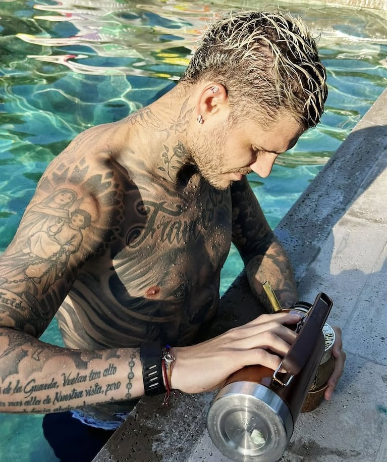 En fotos, Mauro Icardi mostró la intimidad de sus últimos días del año y sorprendió a todos