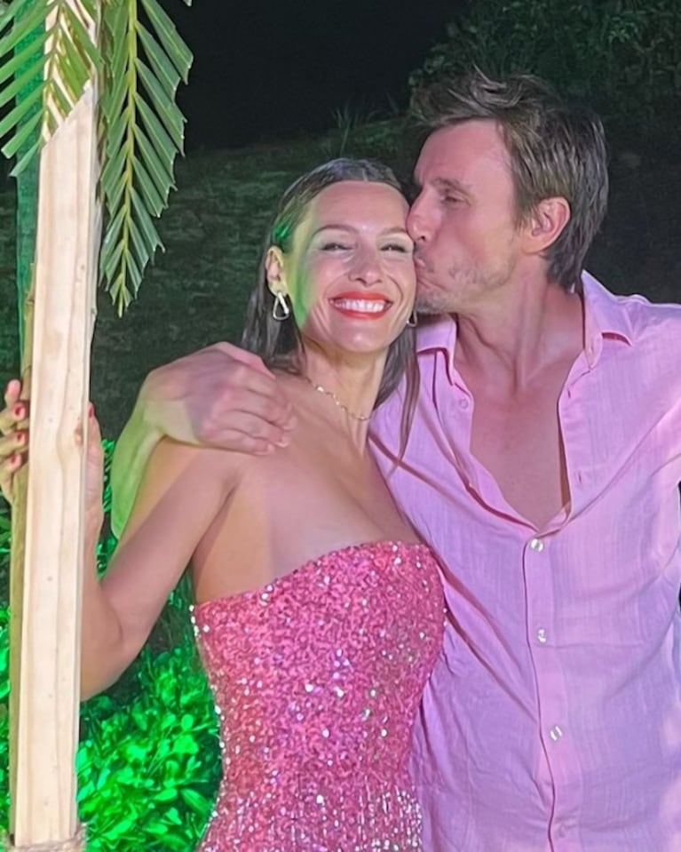 En fotos: Pampita le hizo un graffiti a Roberto García Moritán, súper romántico por San Valentín