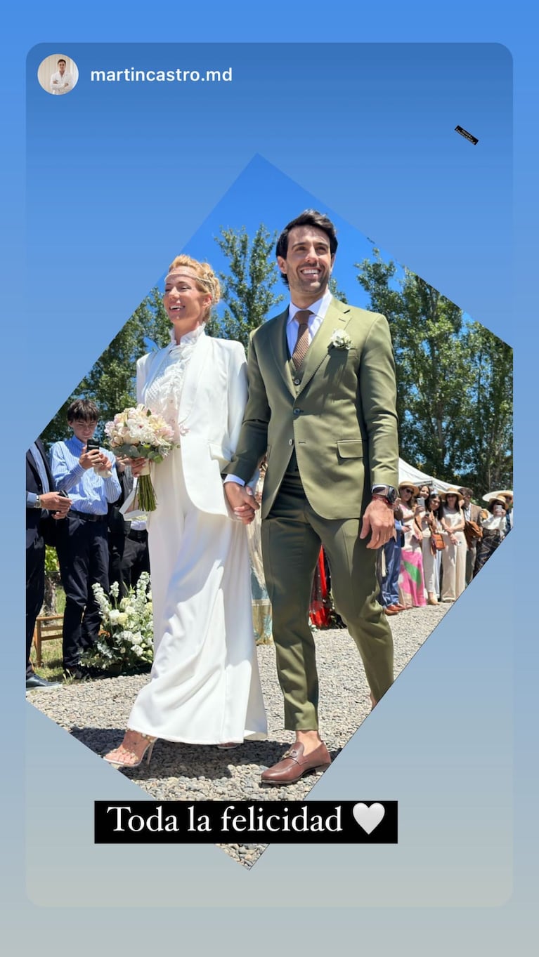 En fotos: toda la intimidad del mega casamiento de Nicole Neumann y Manu Urcera en una lujosa bodega neuquina