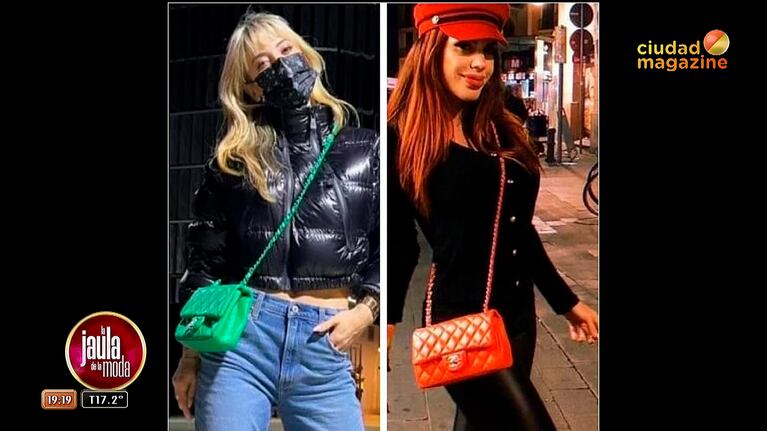 En La Jaula de la Moda mostraron las coincidencias fashionistas de Jesica Cirio y Sofía Clerici.