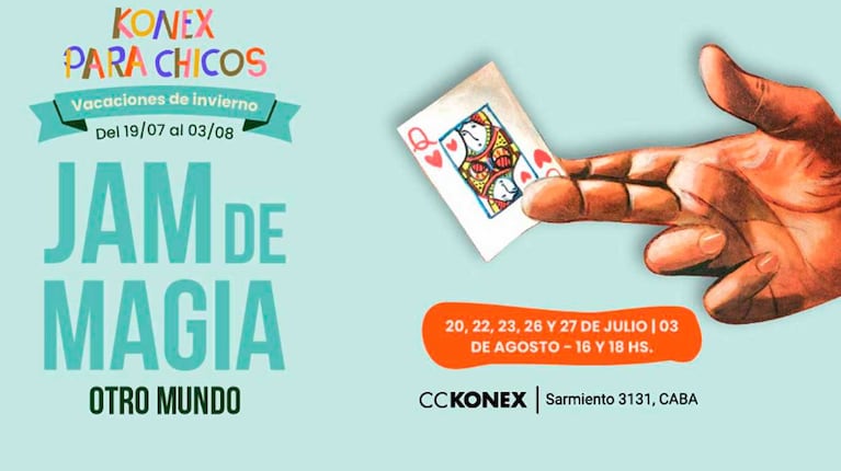 En las vacaciones de invierno, El Konex es de los chicos