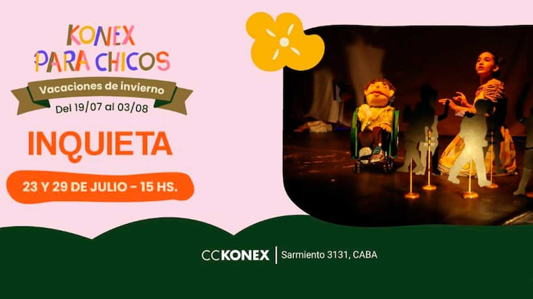 En las vacaciones de invierno, El Konex es de los chicos