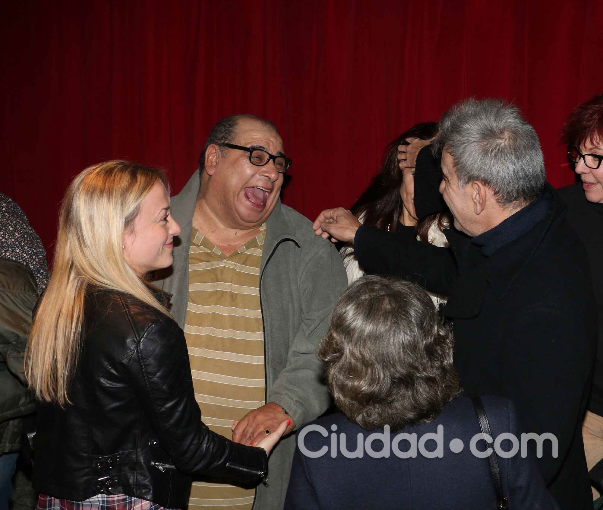 En medio de rumores de romance, Carballo y Rodríguez... cerca (Fotos: Movilpress).