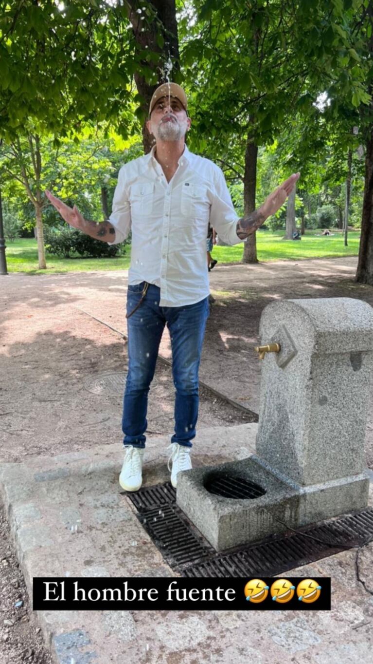 En medio del escándalo con Morena, Jorge Rial se fue a Madrid con su novia